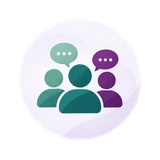 Moderated professional discussion Icon
